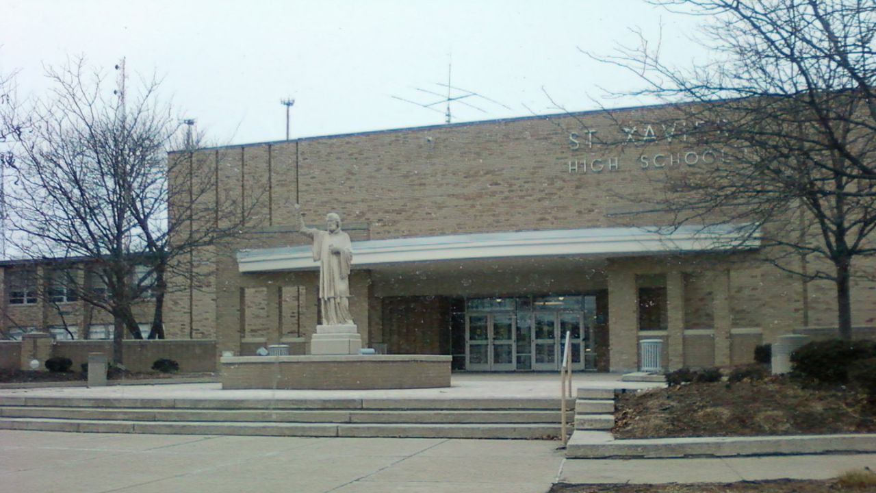 Background for St. Xavier High School